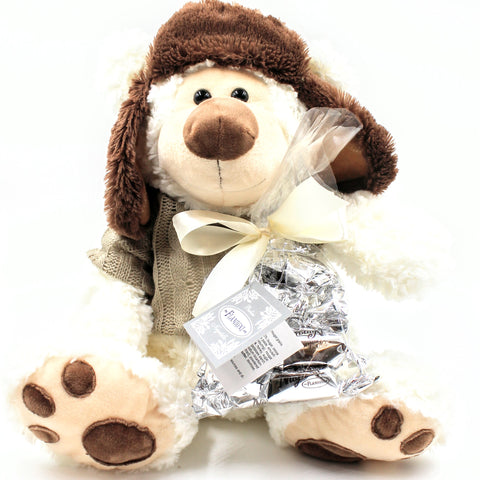 Orsetto-peluche-BIANCO-con-dolci-Flamigni