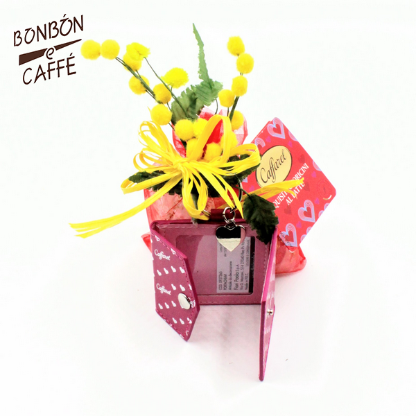 Portachiavi portafoto cuoricini cioccolato Caffarel – Bon Bon e Caffè