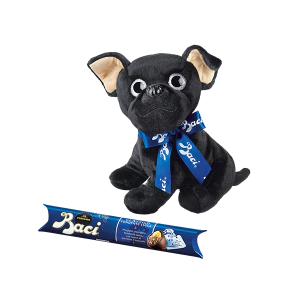 Peluche BULDOG con tubo baci 87,5 g – Bon Bon e Caffè