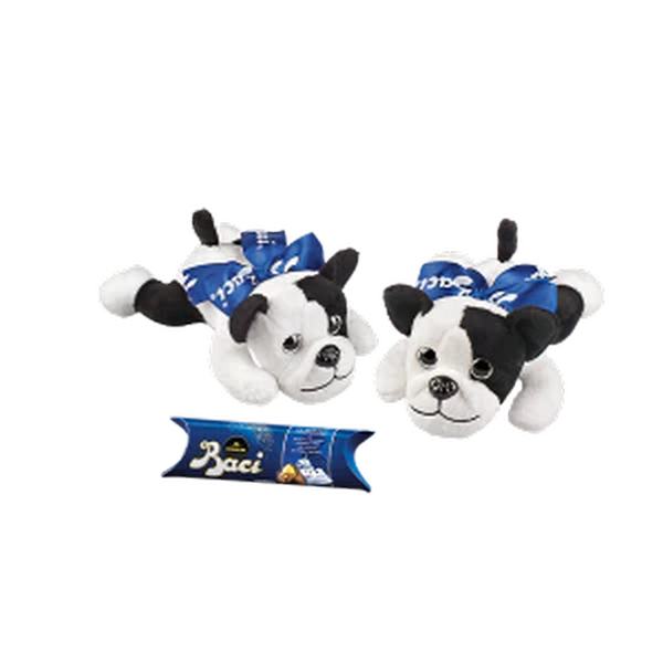 Peluche mini BULDOG con tubo baci 37,5 g