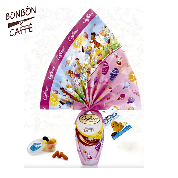 Uovo cioccolato al latte Rosa Doppia Sorpresa 230 g