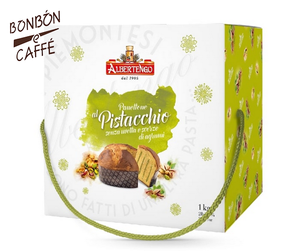 Panettone con CREMA di PISTACCHIO 1 Kg Albertengo